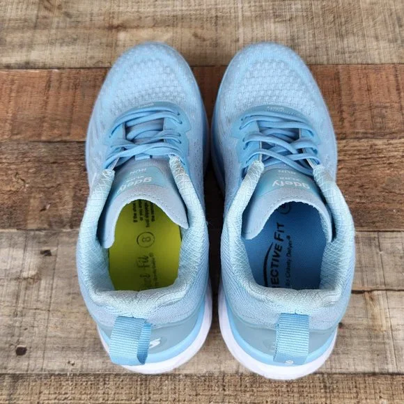 Gravity Defyer G-Defy XLR8 Women Sz 8 Blue Knit Lace Up Running Shoes Comfort - Picture 6 of 9